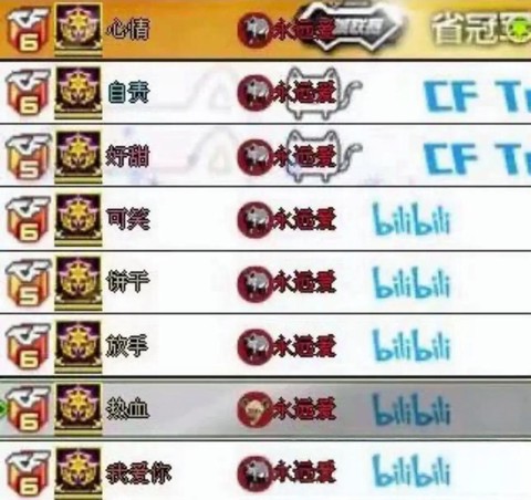 穿越火线什么名字好[图1]